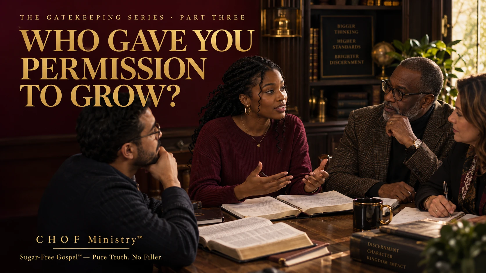 Who Gave You Permission to Grow? — C H O F Ministry featured artwork